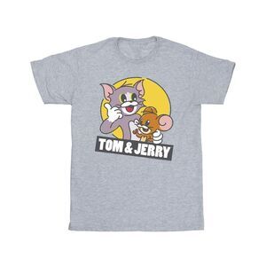 Tom And Jerry Boys Sketch Logo T-Shirt / Sports Grey